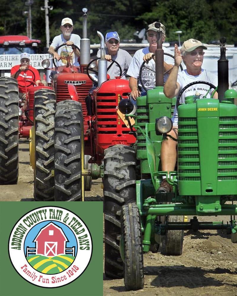 Addison County Fair & Field Days
August 4 – 8, 2026